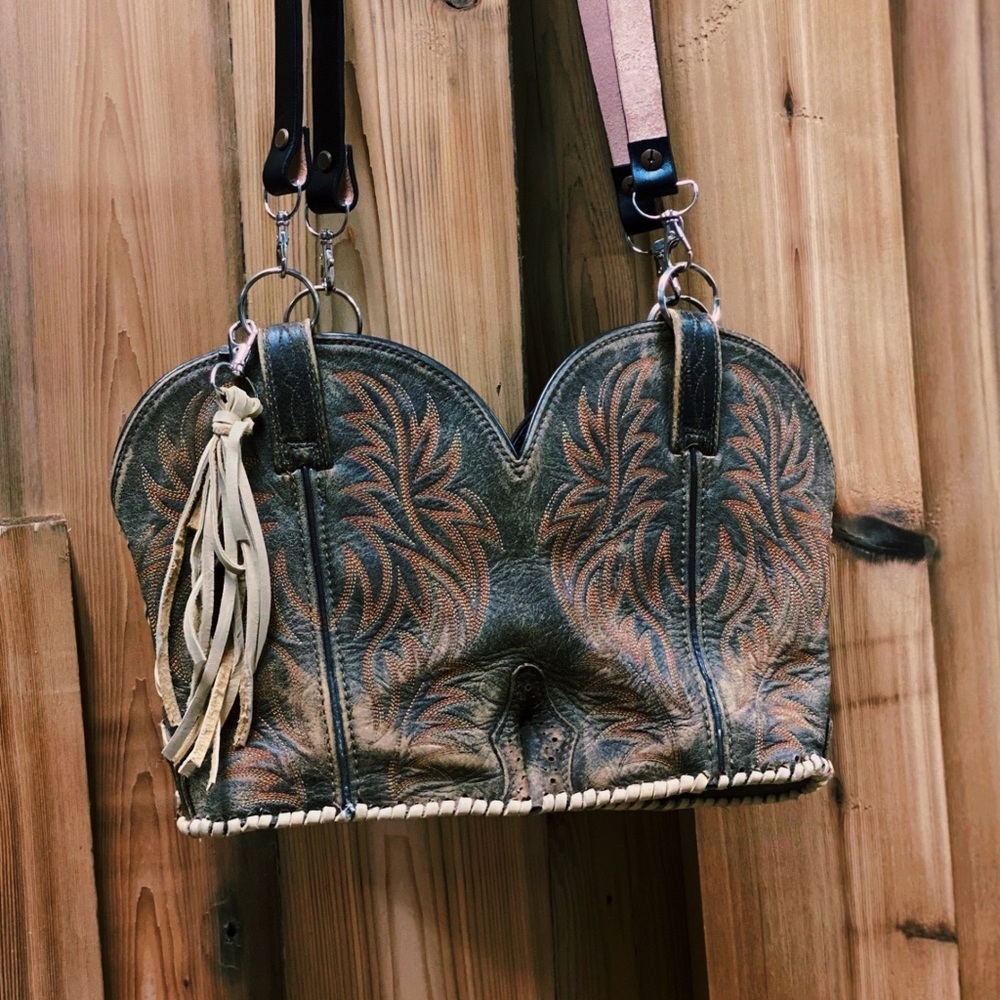 Hand stitched Western Cowboy Boot purse!